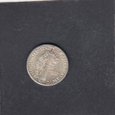 Beschrijving: 1 Dime MERCURY